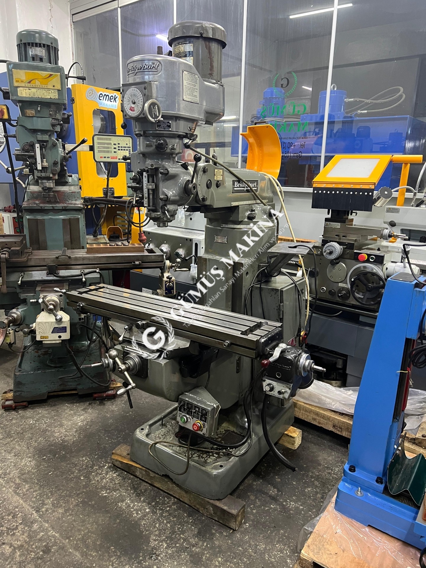 Bridgeport 2 Numara Kalıpçı Freze Orjinal Çok Temiz